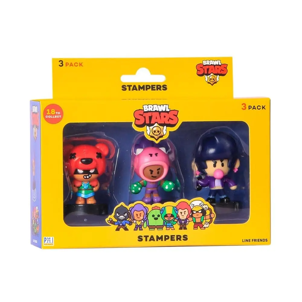 Φιγούρα Σφραγίδα Brawl Stars Stampers – 3-Pack (S1) (Τυχαία Επιλογή) thumbnail