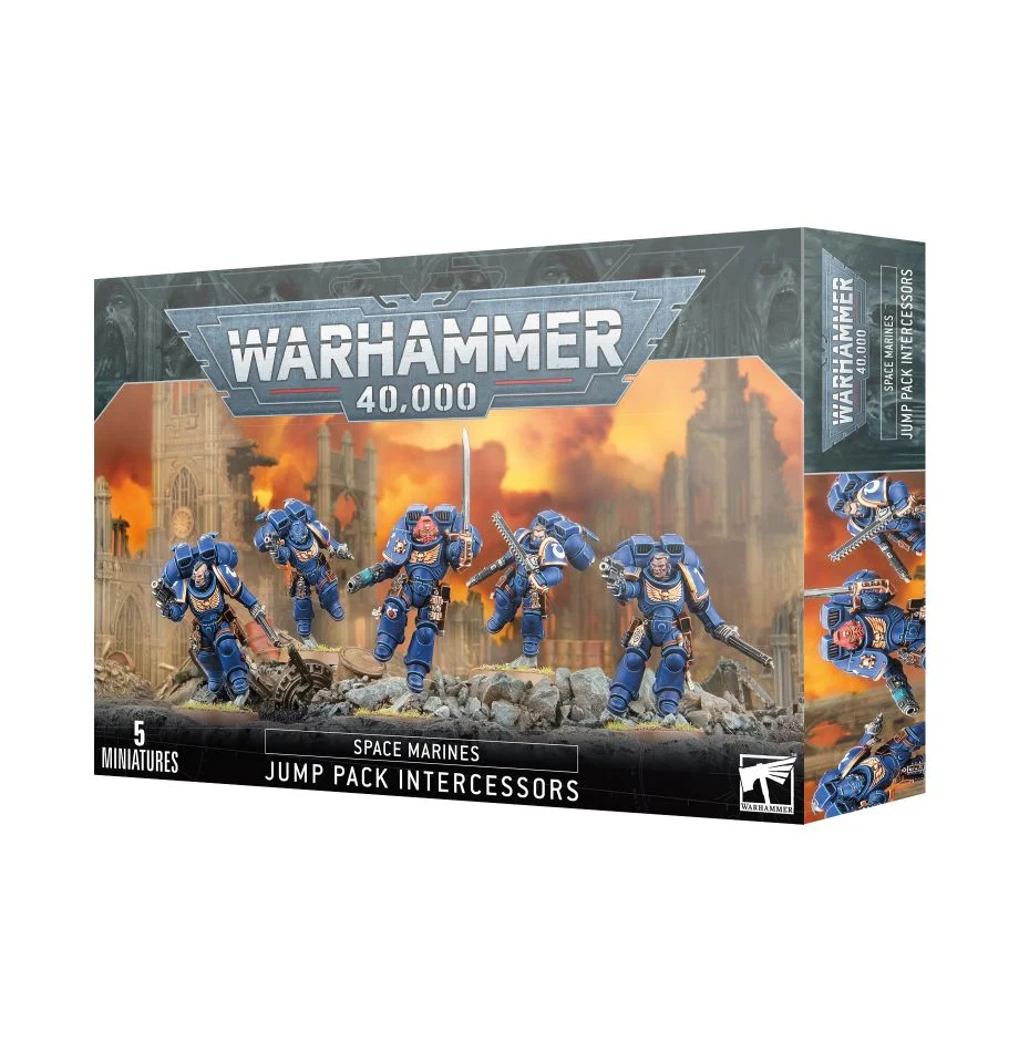 Warhammer 40,000 – Space Marines: Assault Intercessors with Jump Packs thumbnail