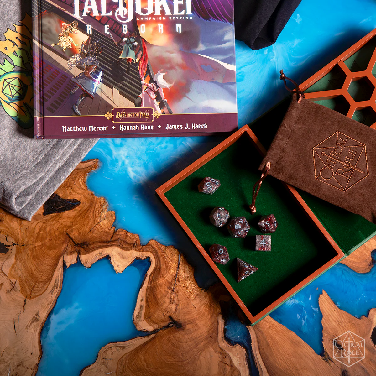 Σετ Ζάρια Critical Role Champion: Grog Strongjaw Dice Set