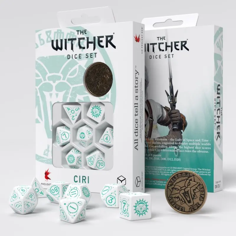 Σετ Ζάρια & Νόμισμα The Witcher: Ciri – The Law of Surprise thumbnail