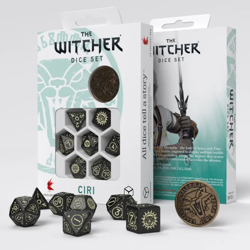 Σετ Ζάρια & Νόμισμα The Witcher: Ciri – The Zireael thumbnail
