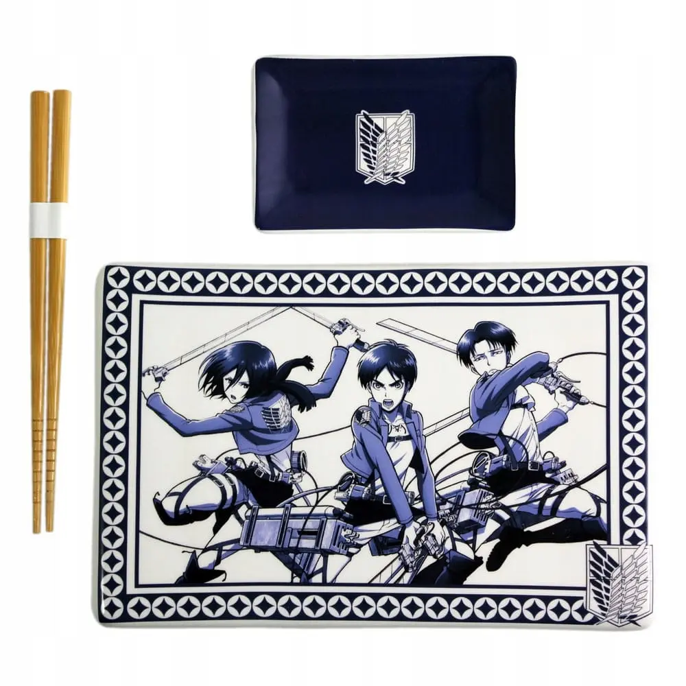 Σετ Σούσι Attack on Titan – Ceramic Sushi Set with Chopsticks thumbnail