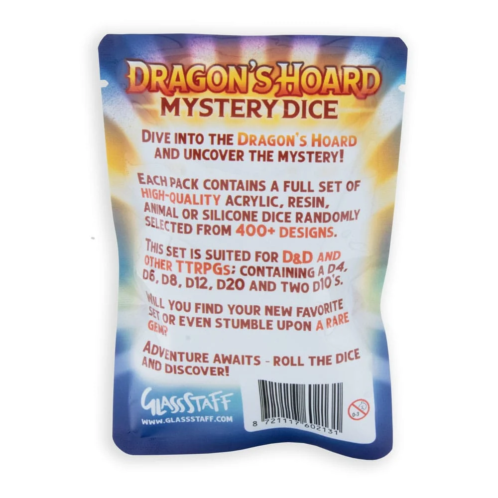 Σετ Ζάρια (7) - Dragon's Hoard Mystery Pouch (Τυχαία Επιλογή)