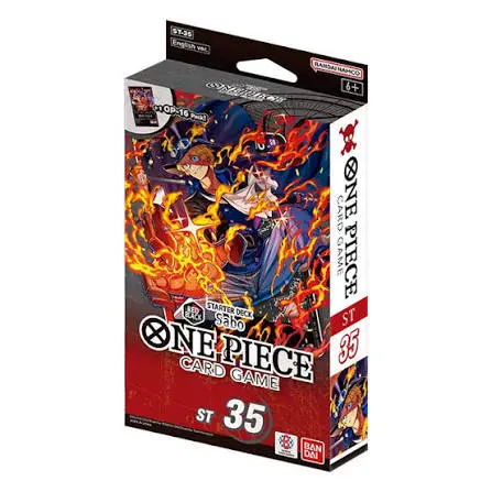 One Piece Card Game – ST-35 Starter Deck: Red & Black Sabo thumbnail