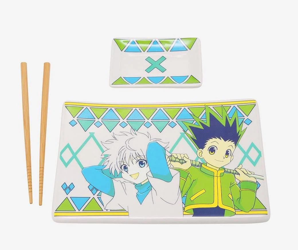 Σετ Σούσι Hunter X Hunter – Gon & Killua Ceramic Sushi Set with Chopsticks thumbnail