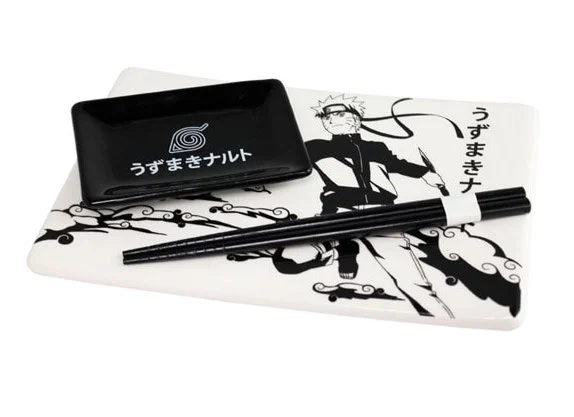 Σετ Σούσι Naruto Shippuden – Naruto Ceramic Sushi Set with Chopsticks thumbnail