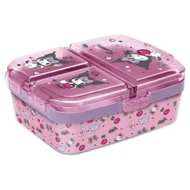 Πλαστικό Δοχείο Φαγητού Kuromi – Lunch Box multi compartment thumbnail