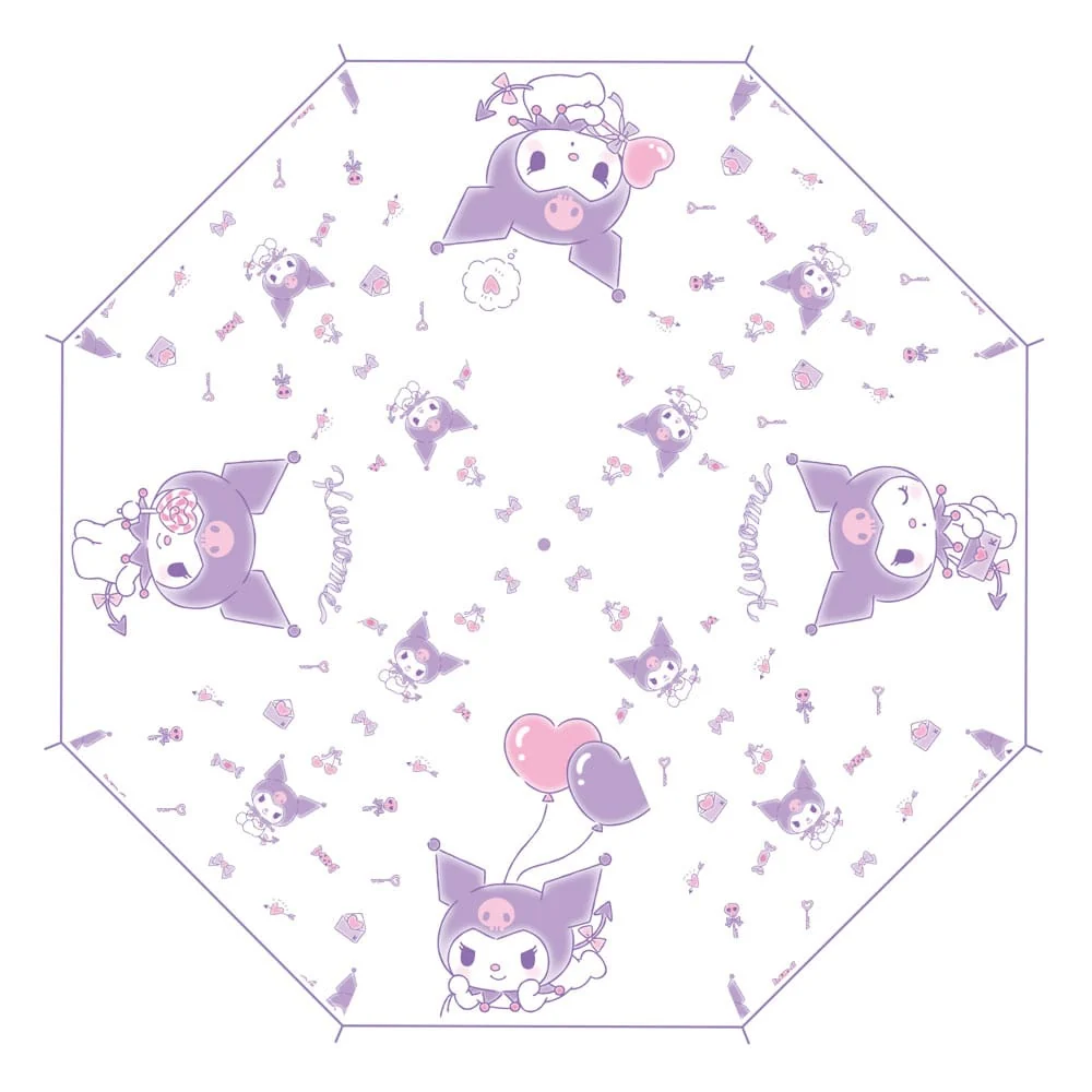 Ομπρέλα Sanrio: Kuromi – Kawaii Transparent (98cm) thumbnail