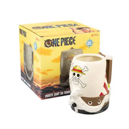 Ποτήρι Μπύρας One Piece Netflix – Going Merry 3D Tankard (750ml) thumbnail